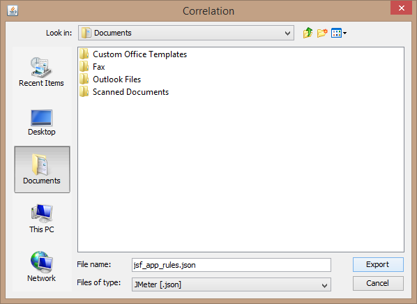 
Figure 7 - Save Rule File